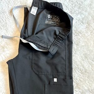 Mens XS Figs Scrubs: Black